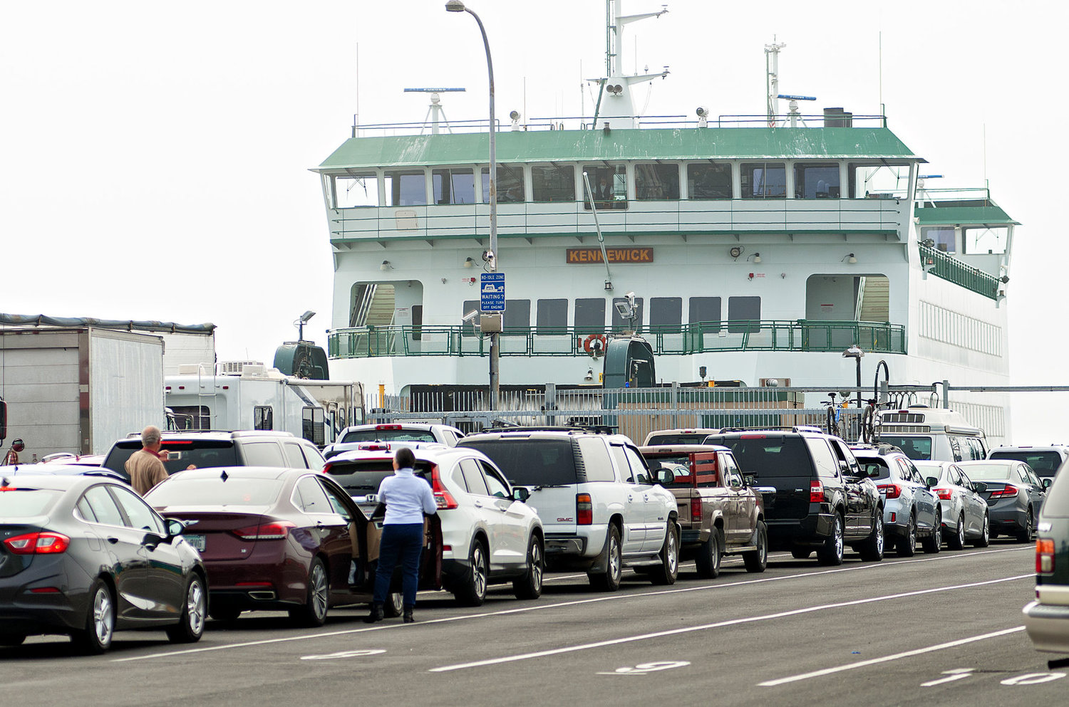 ferry: 1-boat woes: rudder problems, crab pot lines ground vessel