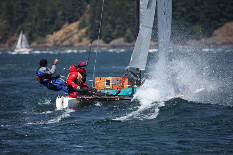 The second Race to Alaska starts at 6 a.m. Thursday, June 23 in Port Townsend Bay. Last year, 35 teams started. This year, 65 teams are registered, 21 of which plan to race in only the first stage to Victoria, British Columbia. Leader file photo