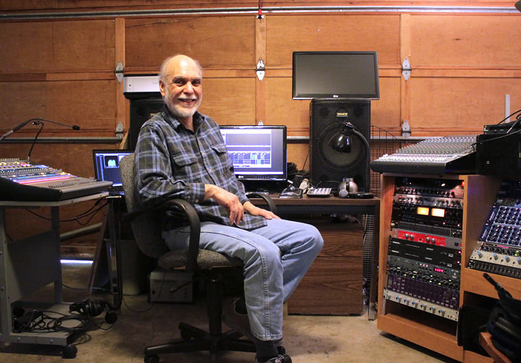 Sound engineers make live music come alive. You’ll find them hanging out near the middle of the room, next to mixing boards twinkling with lights and stubbled with knobs. Tom Brown of Quilcene is one of Jefferson County’s best. Photo by Robin Dudley
