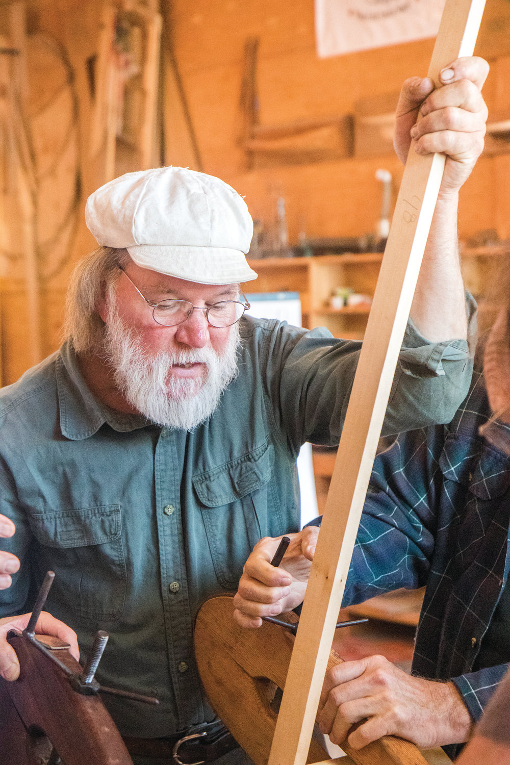 Jay Smith has been studying the art and science of Viking boat building since he was 27 years old. Now, he passes on the skills to new boat builders at the Northwest Maritime Center during a class from July 29 to Aug. 9. Stop by the Center’s boat shop at 431 Water St. to peek your head in and see its progress.