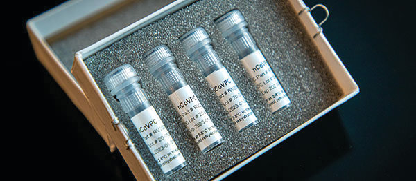 The CDC’s laboratory test kit for SARS-CoV-2.