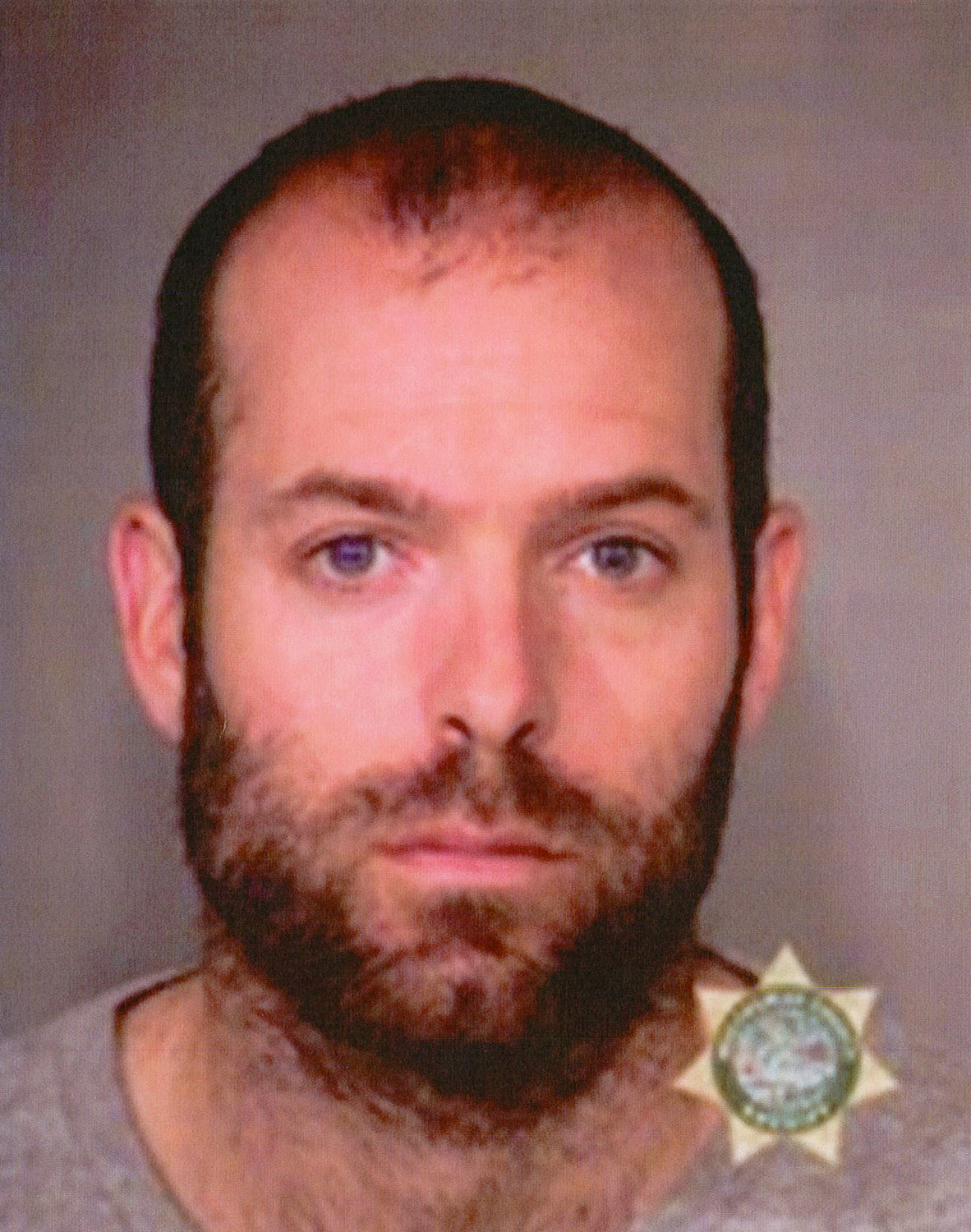 Mug shot of Daniel Charles Svoboda from his arrest and booking into the Multnomah County Jail in Portland, Oregon.