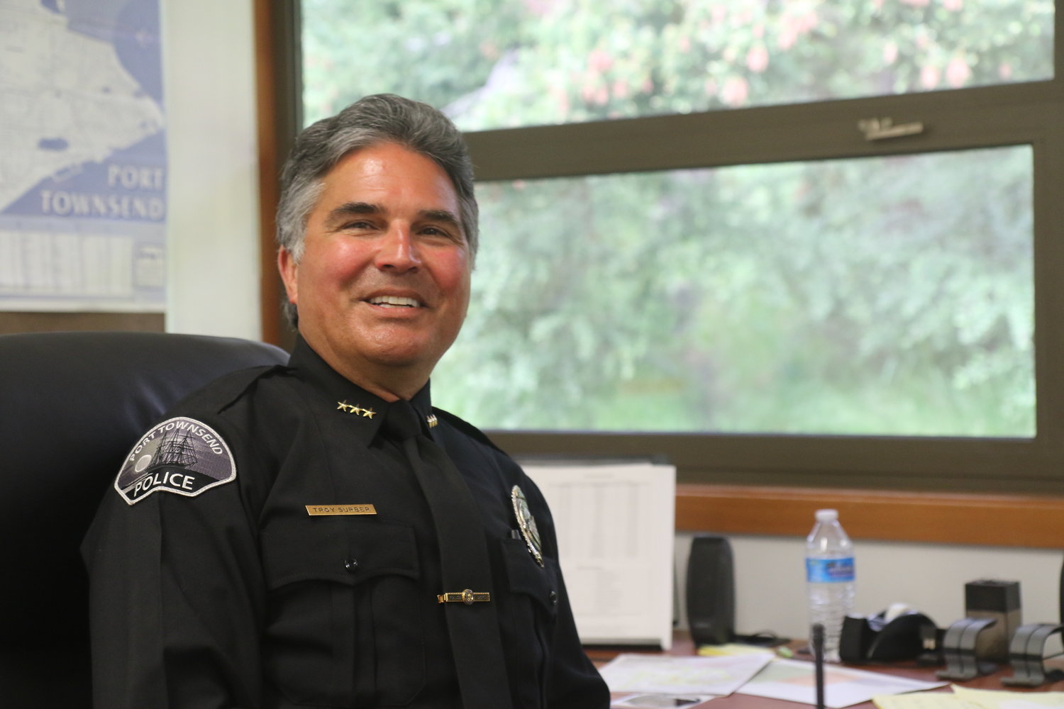After 24 years with the department, Police Chief Troy Surber retired Monday, May 17