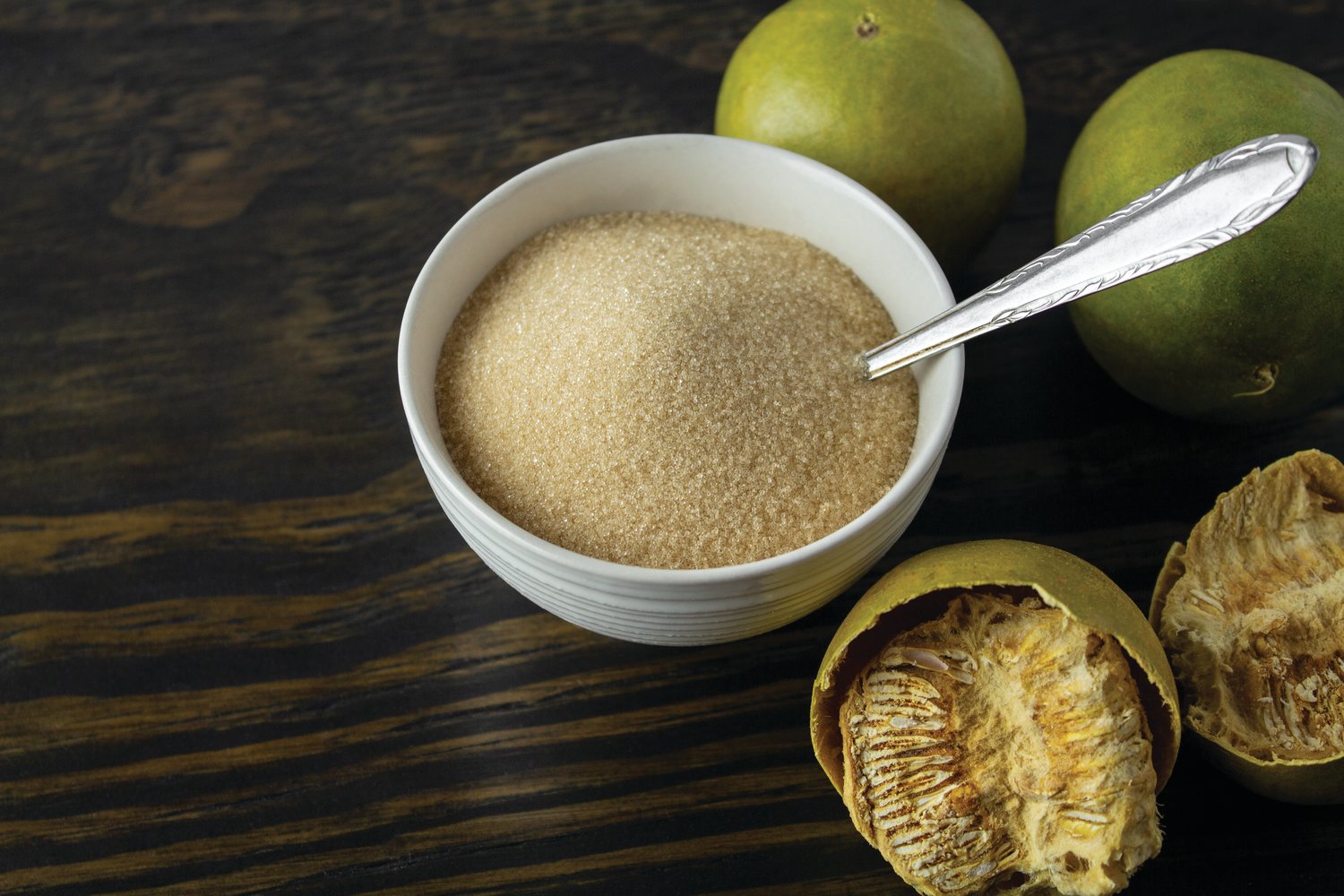 Monk fruit as a sugar substitute can help make no-guilt treats, including blueberry lemon mousse bites.