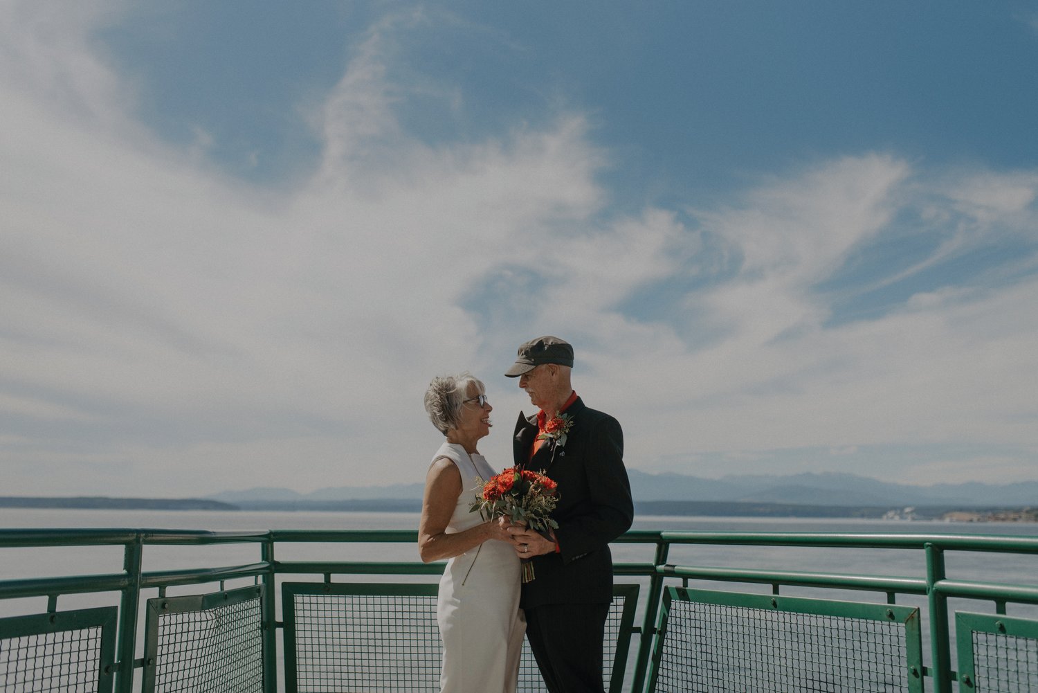 After spending so much time aboard the Port Townsend-Coupeville ferry during their courtship, Alan Johanson and Carol Heimgartner decided to get married on the boat last week.