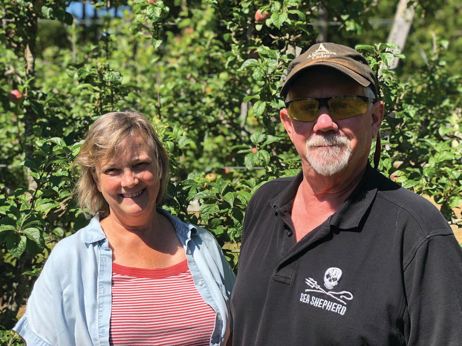After earning certification from the Real Organic Project, Steve “Bear” and Nancy Bishop stand ready to usher in a new era of environmental stewardship and activism at Port Townsend’s Alpenfire Cider.