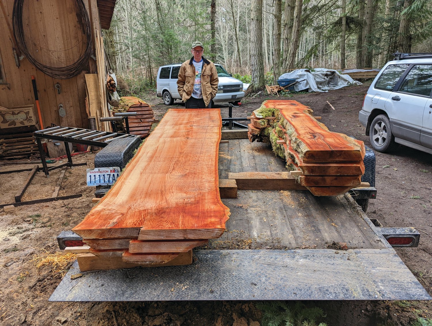 This year’s Woodworkers Show will feature wooden creations from a Western maple and red alder tree, felled at the Jefferson Land Trust’s Valley View Forest in Chimacum.